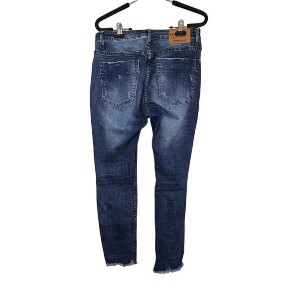 One By One Teaspoon Distressed Skinny Jeans - Picture 7 of 10